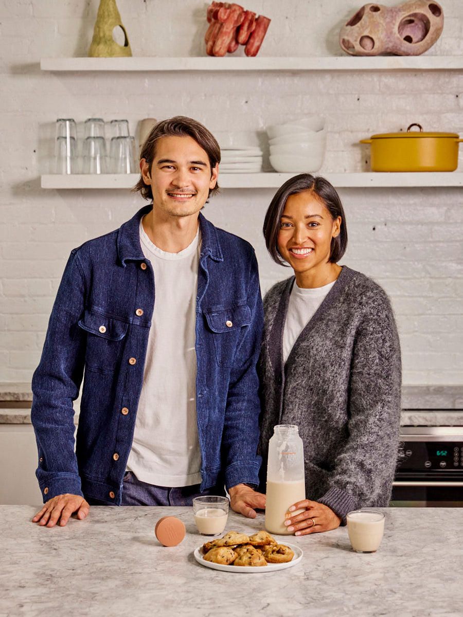 Caleb and Maacha, founders of the best tasting non dairy milk brand, Milli Mylk.